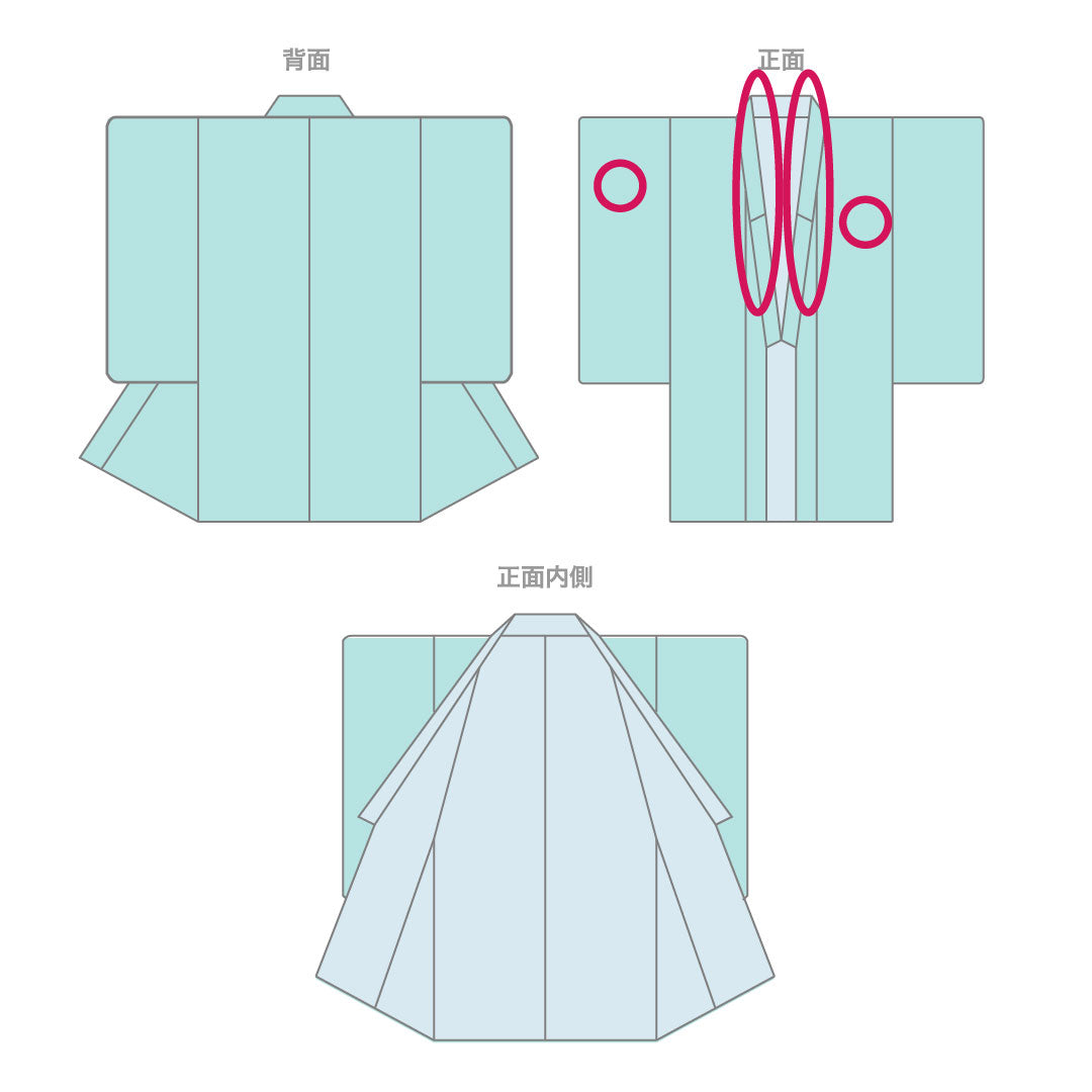 色無地 斉藤三才 三才鳥  身丈152.5cm 裄丈65.5cm 袷  正絹 Aランク 緑系 1114000443219