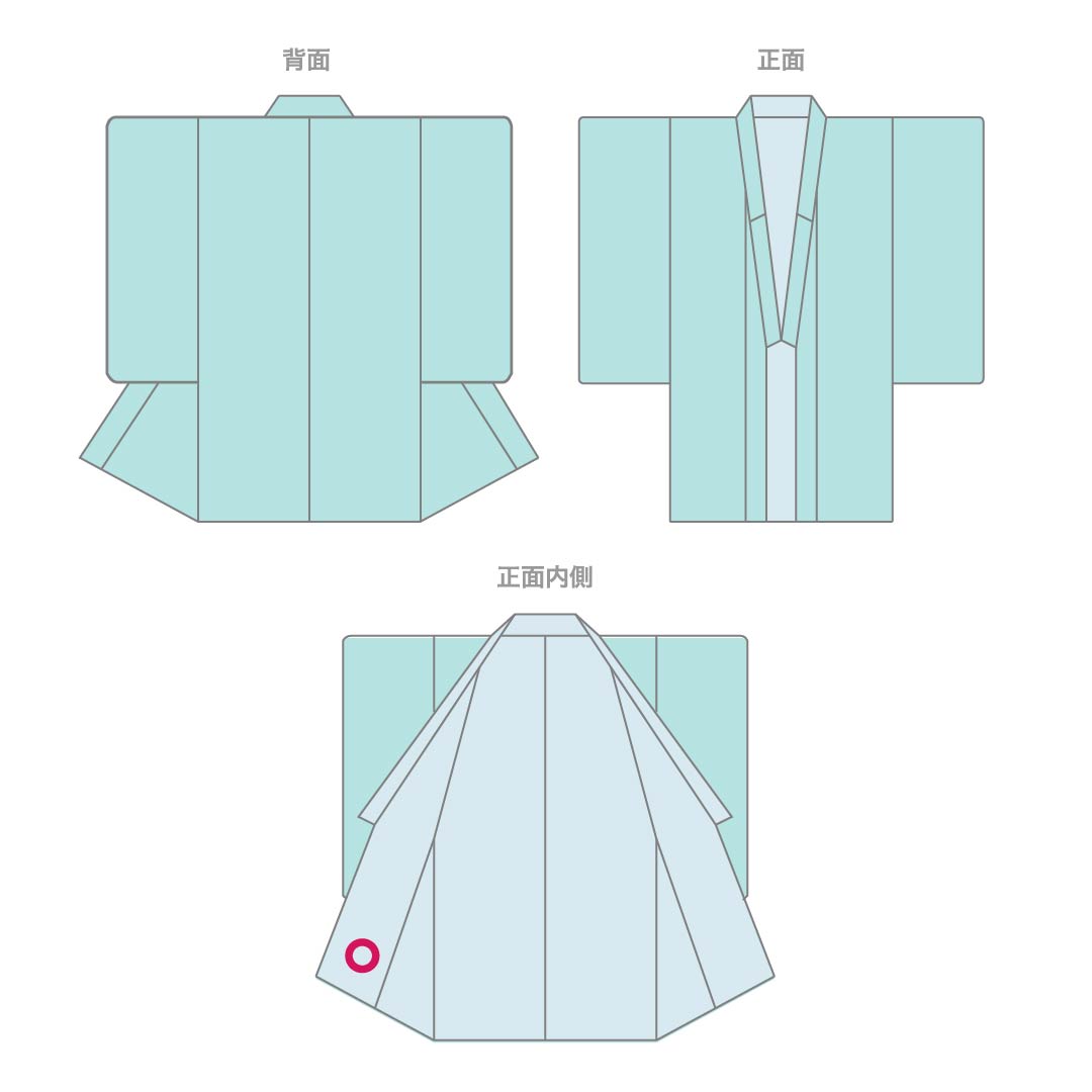 男物 正絹 Sランク 身丈141cm 裄丈67.5cm 裏色（うらいろ） 大島紬 100亀甲 アンサンブル 袷 青系 1119001392417