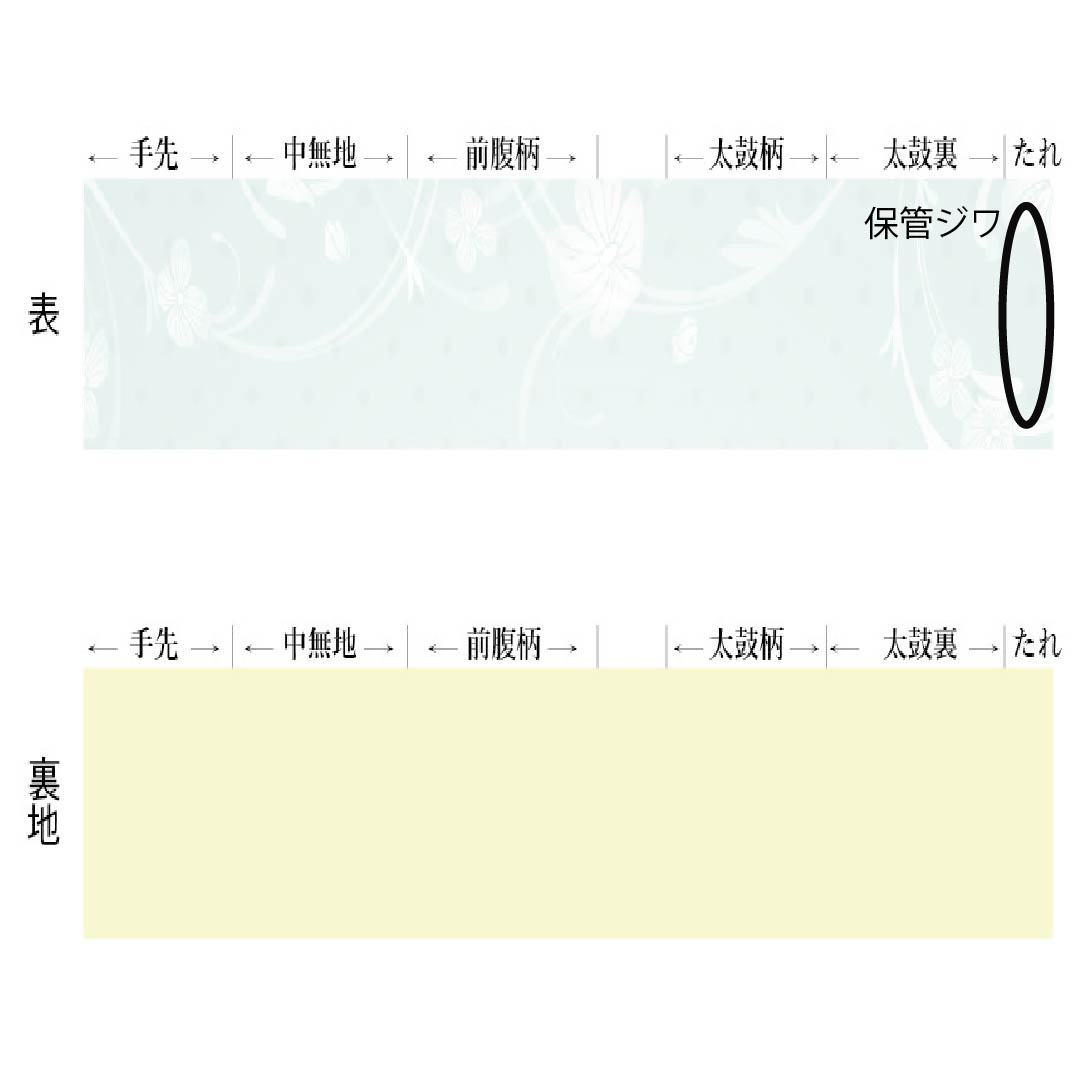 (Untailored) Nagoya Obi, Tokyo White Brown, Summer Obi, Artist's Work, Roll of Fabric, Length 477cm, Linen, S-Rank, Pointed Pattern, Casual, Beige, 1124008822425