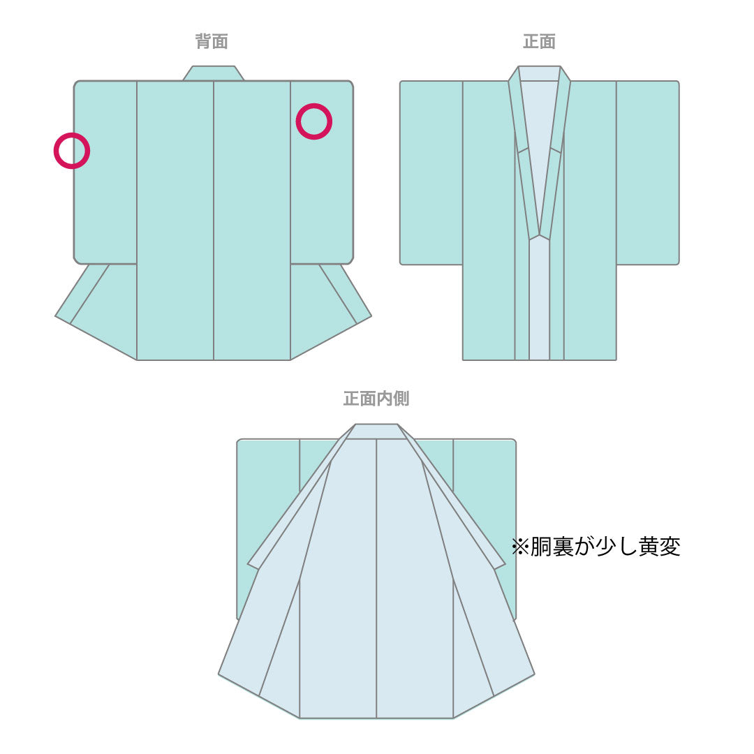 訪問着 袷 身丈153cm 裄丈63cm 葡萄色 牛首紬 白山工房 おぼろ染 正絹 Aランク 紫系 1112001813220