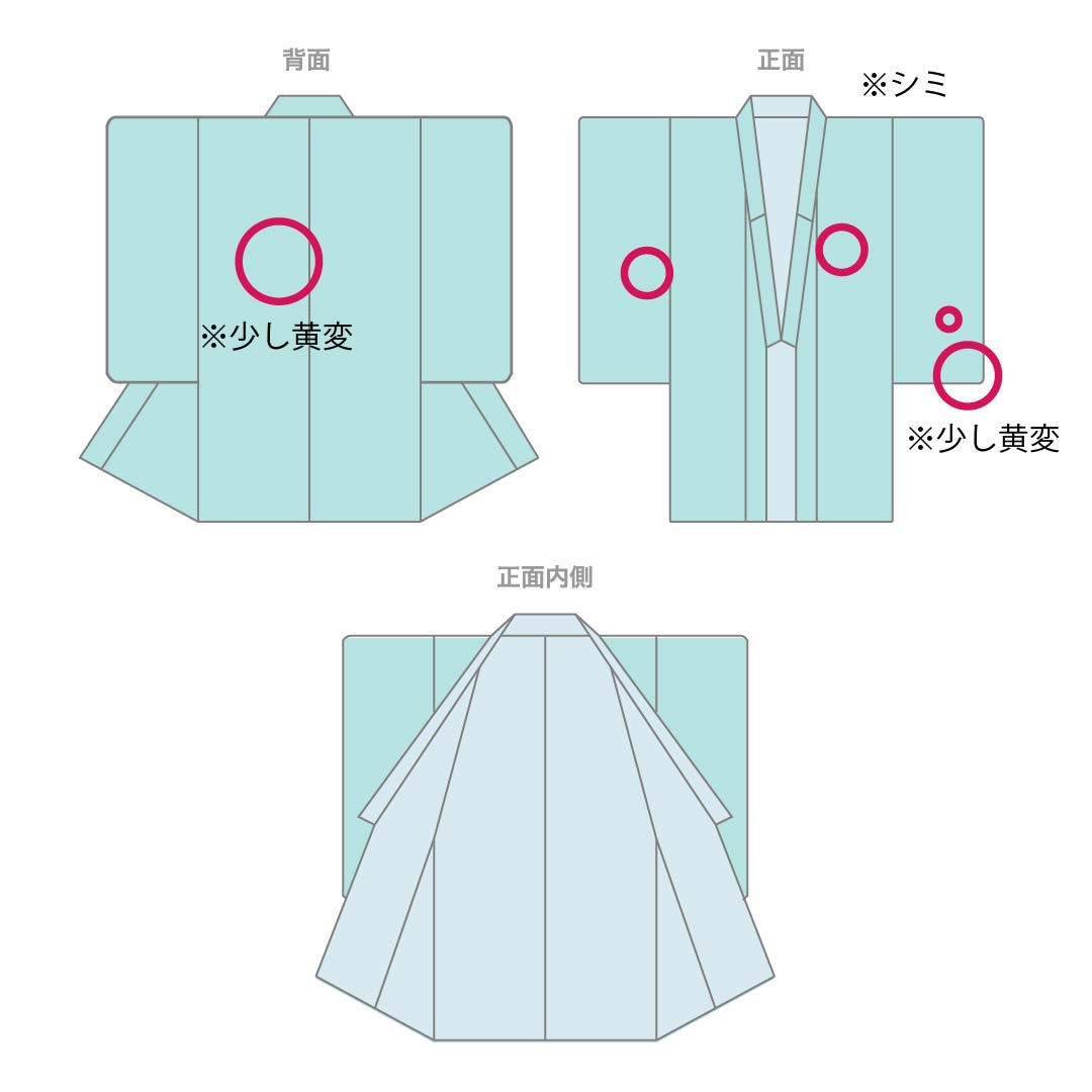 リサイクル着物】浴衣 木綿 身丈160cm 裄丈67cm Aランク 単衣 青