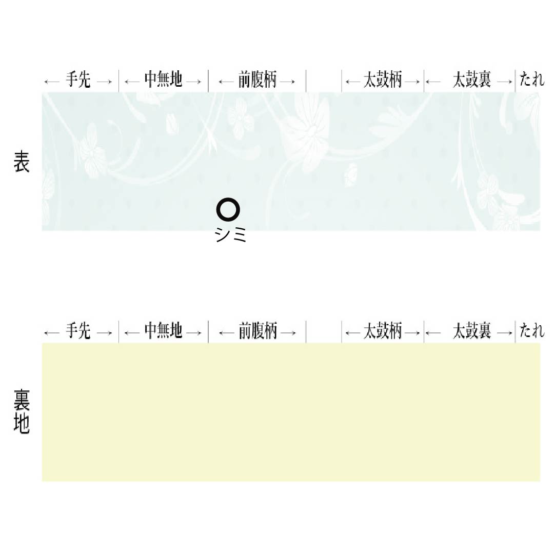 袋帯 正絹 胡粉色（ごふんいろ） 唐織 七宝桐鉄線文 帯丈422cm Aランク 六通 フォーマル 白系 1123014093311