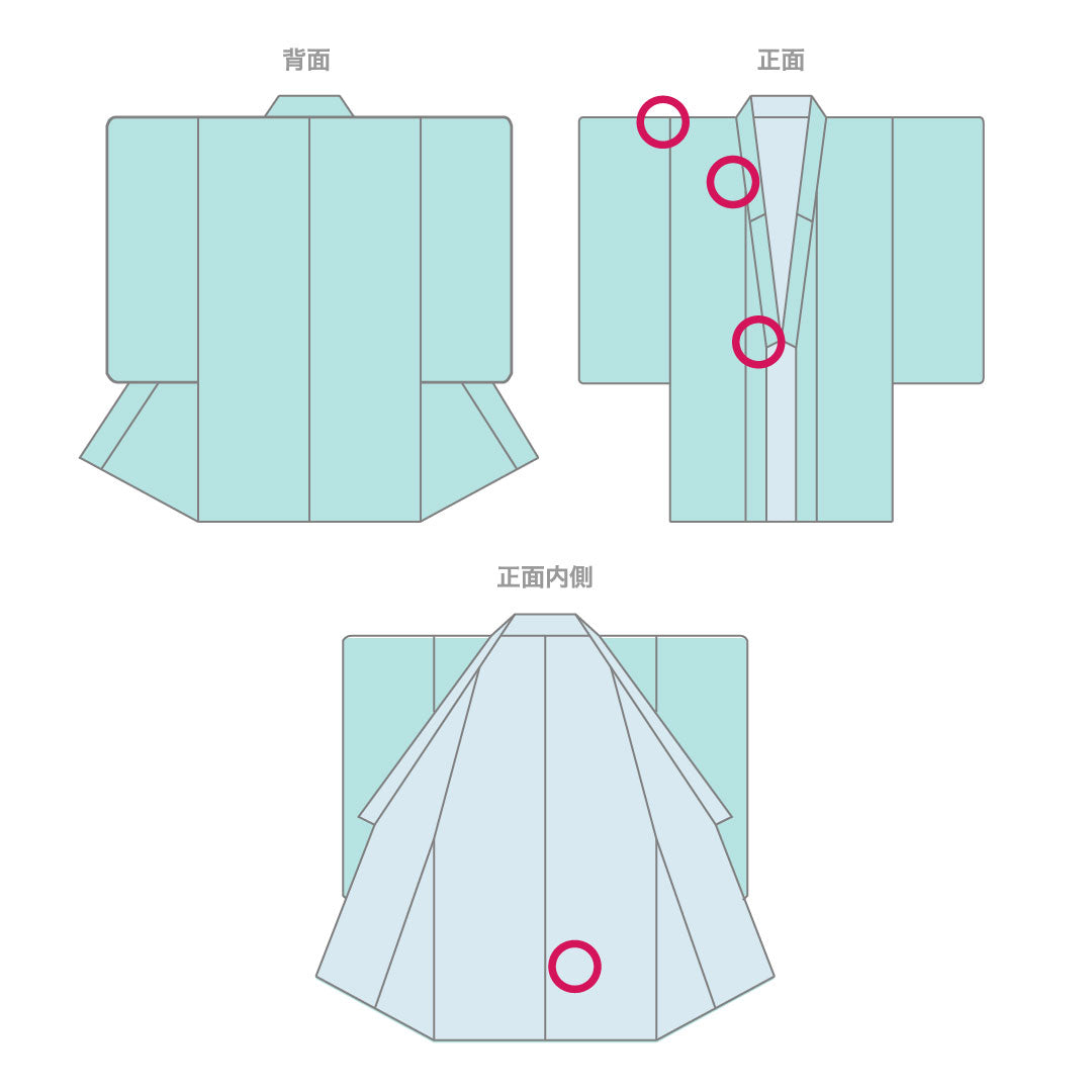 訪問着 ポリエステル 胴抜き 身丈160cm 裄丈64.5cm 洗える着物 梅 重ね衿付き Aランク 黒系 1112005653410