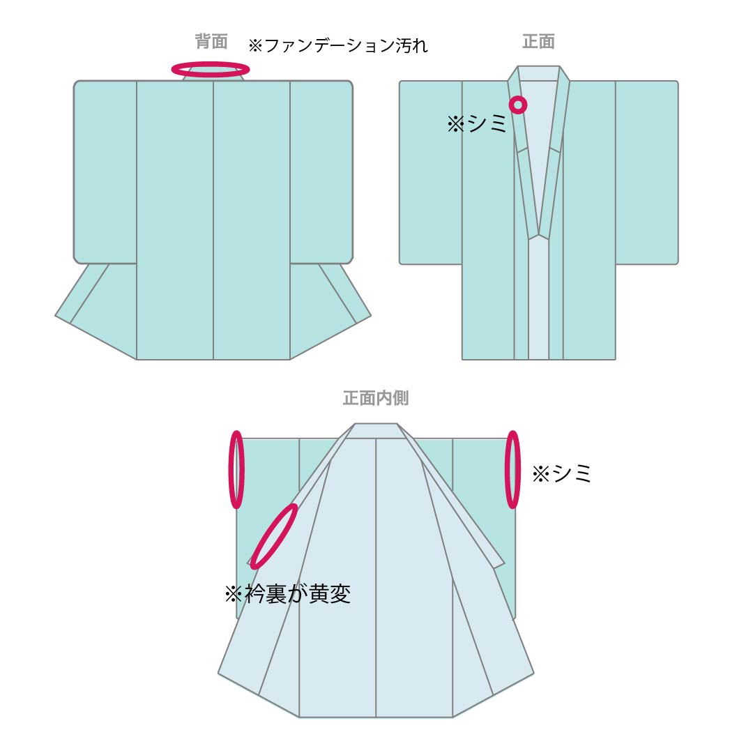 夏物 ポリエステル 小紋 身丈159.5cm 裄丈64cm 曙色（あけぼのいろ） 点 線 洗える着物 絽 Bランク ピンク系 1132002464313