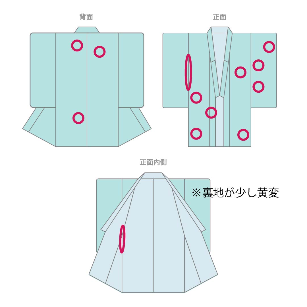 小紋 正絹 身丈156.5cm 裄丈62cm 袷 砥粉色（とのこいろ） 型染 時代絵巻 Bランク クリーム系 1115005054315