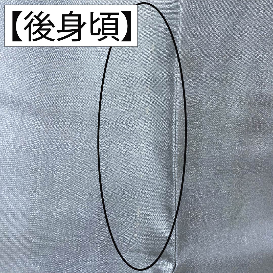 メンズ襦袢 正絹 Aランク 身丈139.5cm 裄丈69cm 空色鼠色（そらいろねずいろ） 虎 袷 グレー系 1140000993322