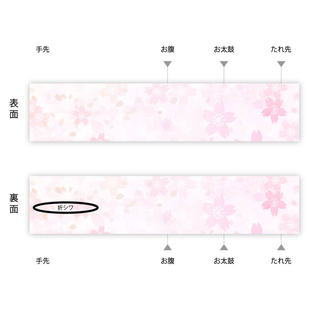 リサイクル着物】半幅帯 木綿 牛血紅色（ぎゅうけつこういろ） 麻の葉