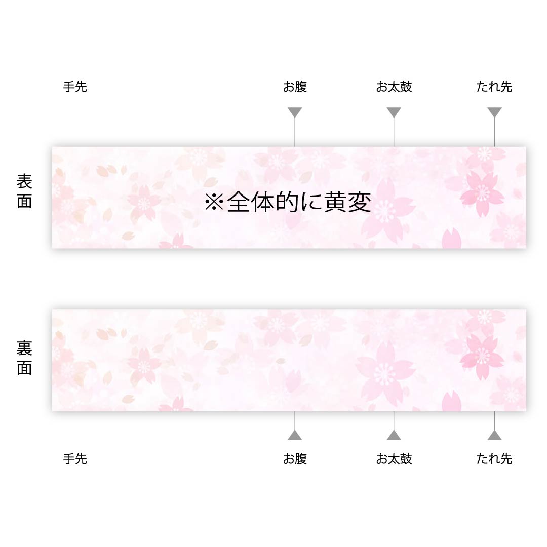 名古屋帯 韓藍色　草花模様 ちりめん地 帯丈337cm 正絹 Bランク ポイント柄 カジュアル 青系 1124004522317  名古屋仕立て