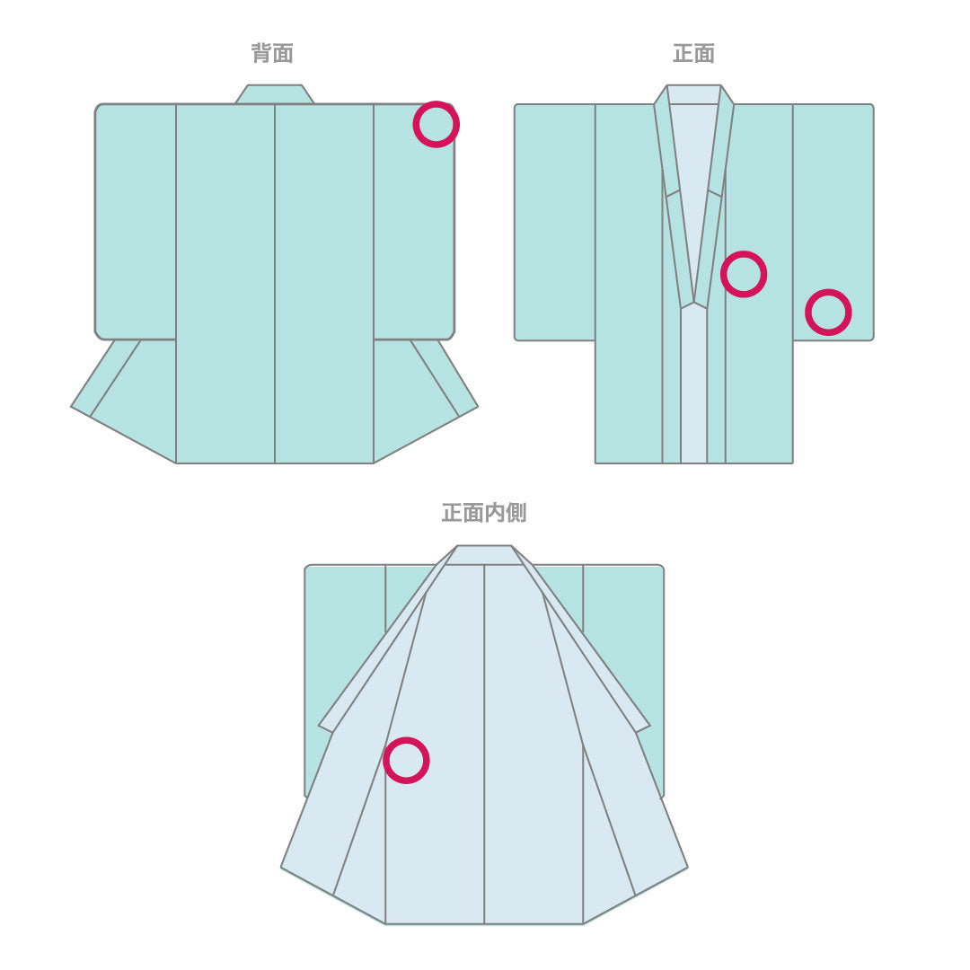 Plain color, pure silk, length 148cm, sleeve length 62.5cm, snow color, blurred pattern, basting thread included, pearl tone finish, lined, A rank, gray 1114001693122