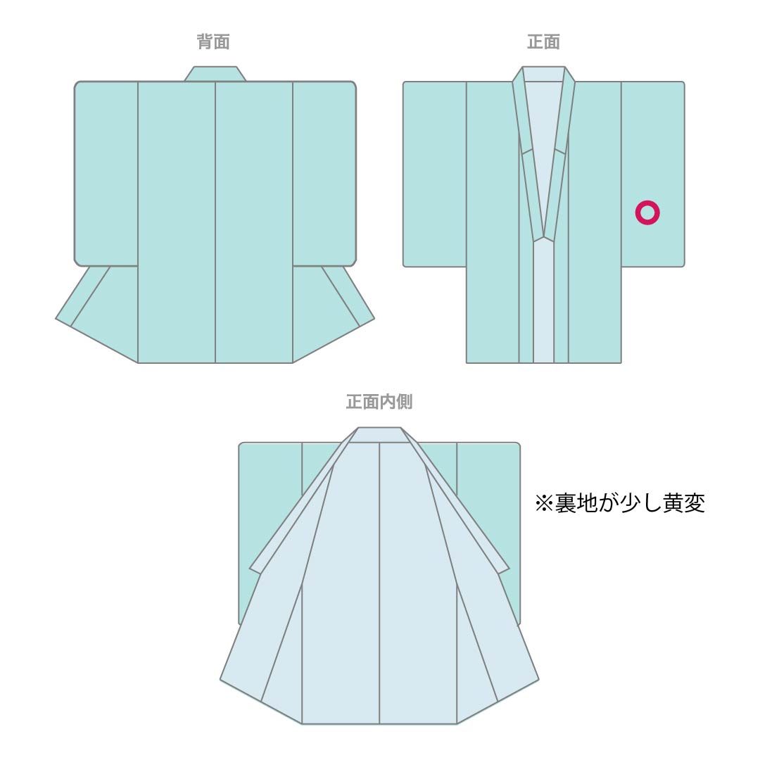 リサイクル着物】振袖 正絹 Sランク 身丈160.5cm 裄丈64cm 袷 銀白色
