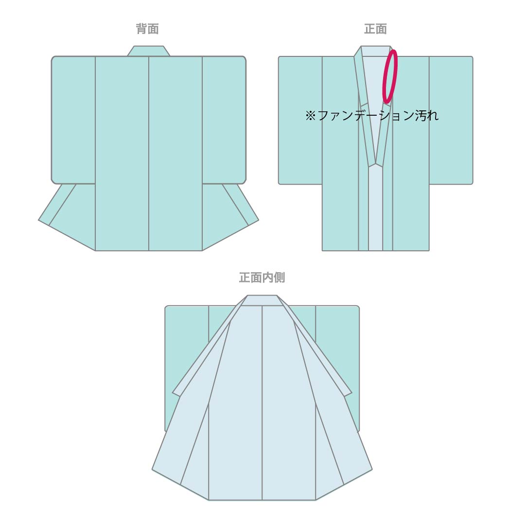 夏物 正絹 紬 Sランク 身丈158.5cm 裄丈64cm 藍海松茶色（あいみるちゃいろ） 紅葉 縞 紗 緑系 1132006382319