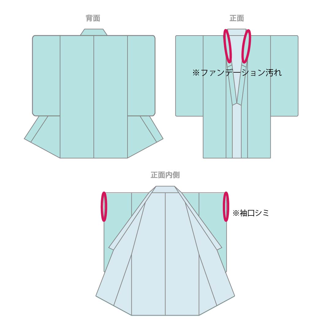 夏物 正絹 付下げ Aランク 身丈157.5cm 裄丈62.5cm 薄水色（うすみずいろ） 蘇州刺繡 雪輪 一つ紋 絽 水色系 1132007223324