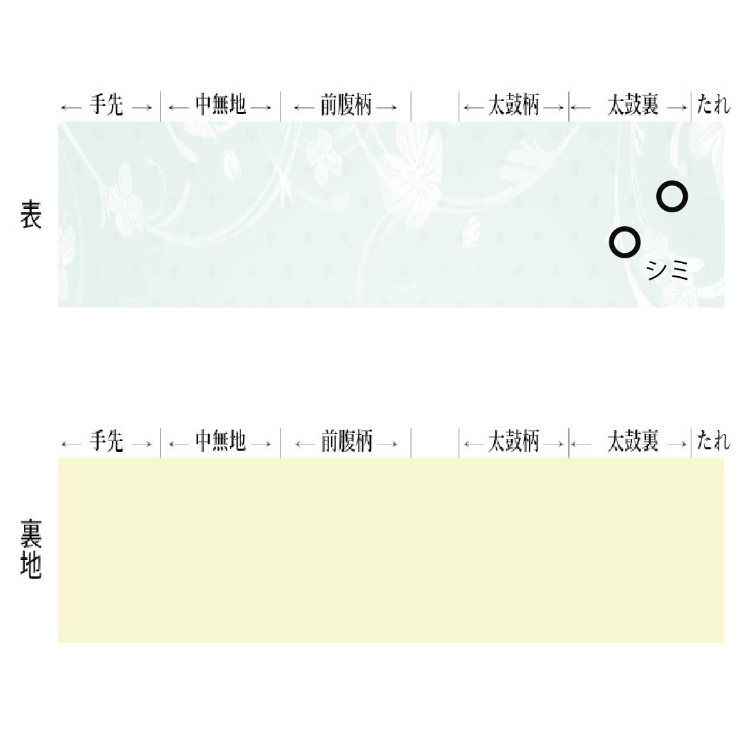 半幅帯 正絹 Aランク 京藤色（きょうふじいろ） 夏帯 紗献上 博多織 帯丈368cm 紫系 1125004013320