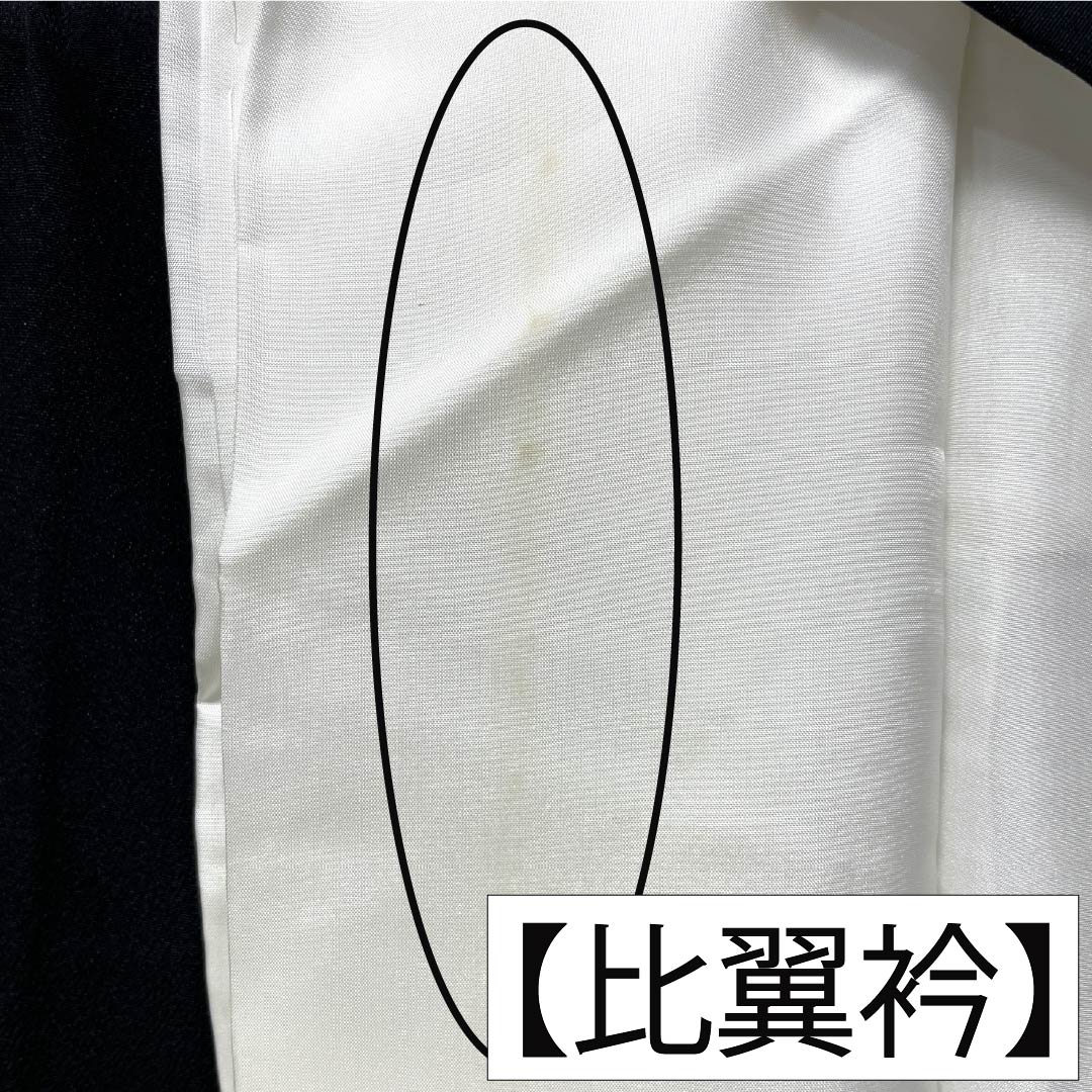 黒留袖 正絹 Aランク 身丈163.5cm 裄丈64.5cm 袷 京友禅 時代人物風景模様 五つ紋 丸に並び扇 比翼付き 五つ紋 黒系 1111002293410