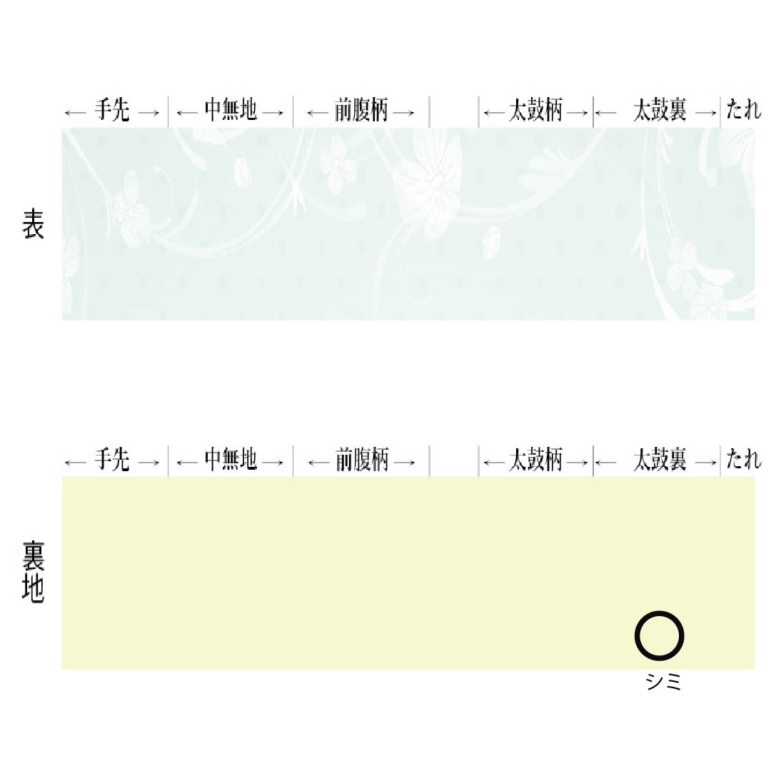 袋帯 正絹 Aランク シャンパンゴールド 西陣織 対い蝶菱 帯丈438cm 全通 フォーマル 金系 1123017703321