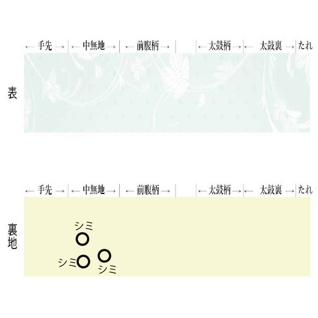 袋帯 正絹 留袖用 雲取りに七宝 菊菱文様 帯丈416cm Aランク 六通 フォーマル グラデーション系 1123014463399