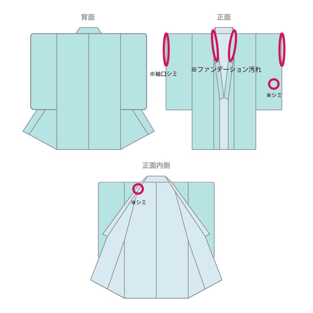 夏物 正絹 訪問着 Aランク 身丈161.5cm 裄丈66cm 浅葱鼠色（あさぎねずいろ） 竪絽 江戸小紋 タタキ染 絽 青系 1132005043417