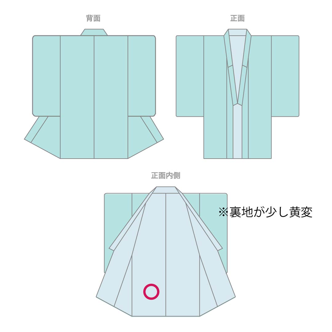 Komon, pure silk, length 160.5cm, sleeve length 64cm, lined, flower and bird pattern, with basting thread, S rank, gradation style, 1115005782499