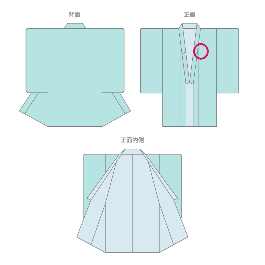 振袖 身丈165cm 裄丈65cm 袷  御所車に枝花模様 正絹 Sランク 緑系 1113000502519