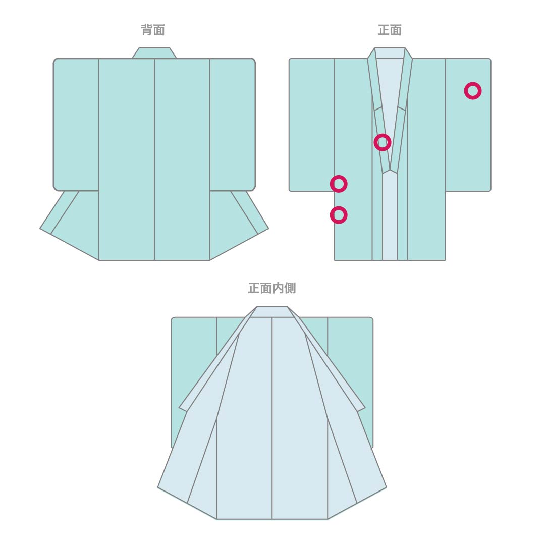 夏物 正絹 色無地 Aランク 身丈157.5cm 裄丈65.5cm 牡丹鼠色（ぼたんねずいろ） 素無地 向い蝶 一つ紋 絽 紫系 1132003483320