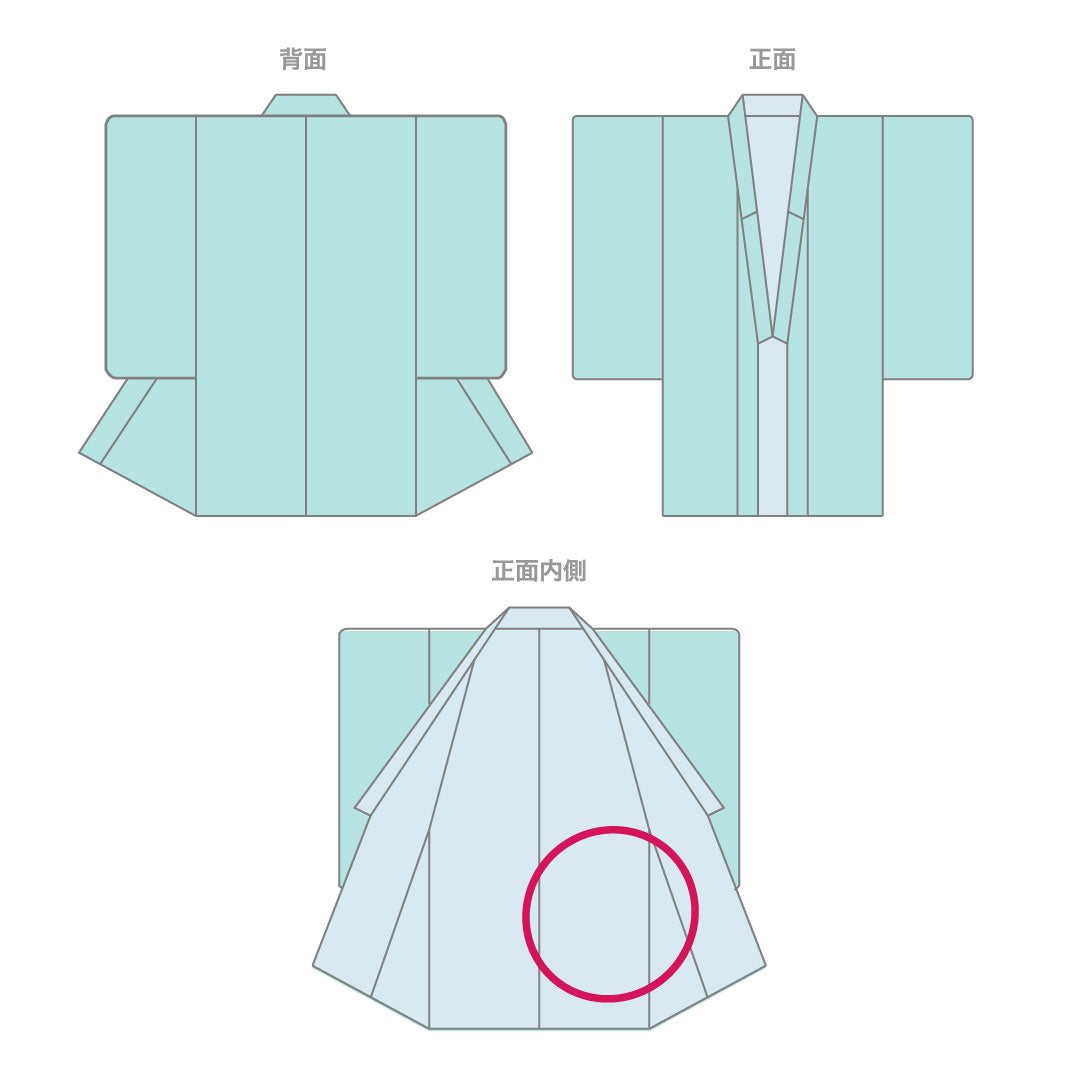 Komon Length 156cm Sleeve length 62.5cm Awase Shibori Kanoko Shibori Pure silk A rank Gradation 1115003103399