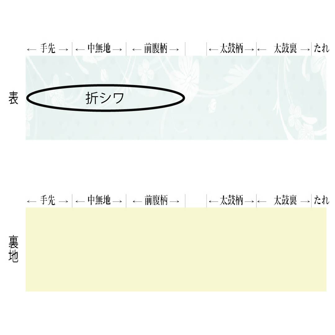 半幅帯 ポリエステル Sランク 小桜 花柄 広幅 帯丈348cm ピンク系 1125003582313