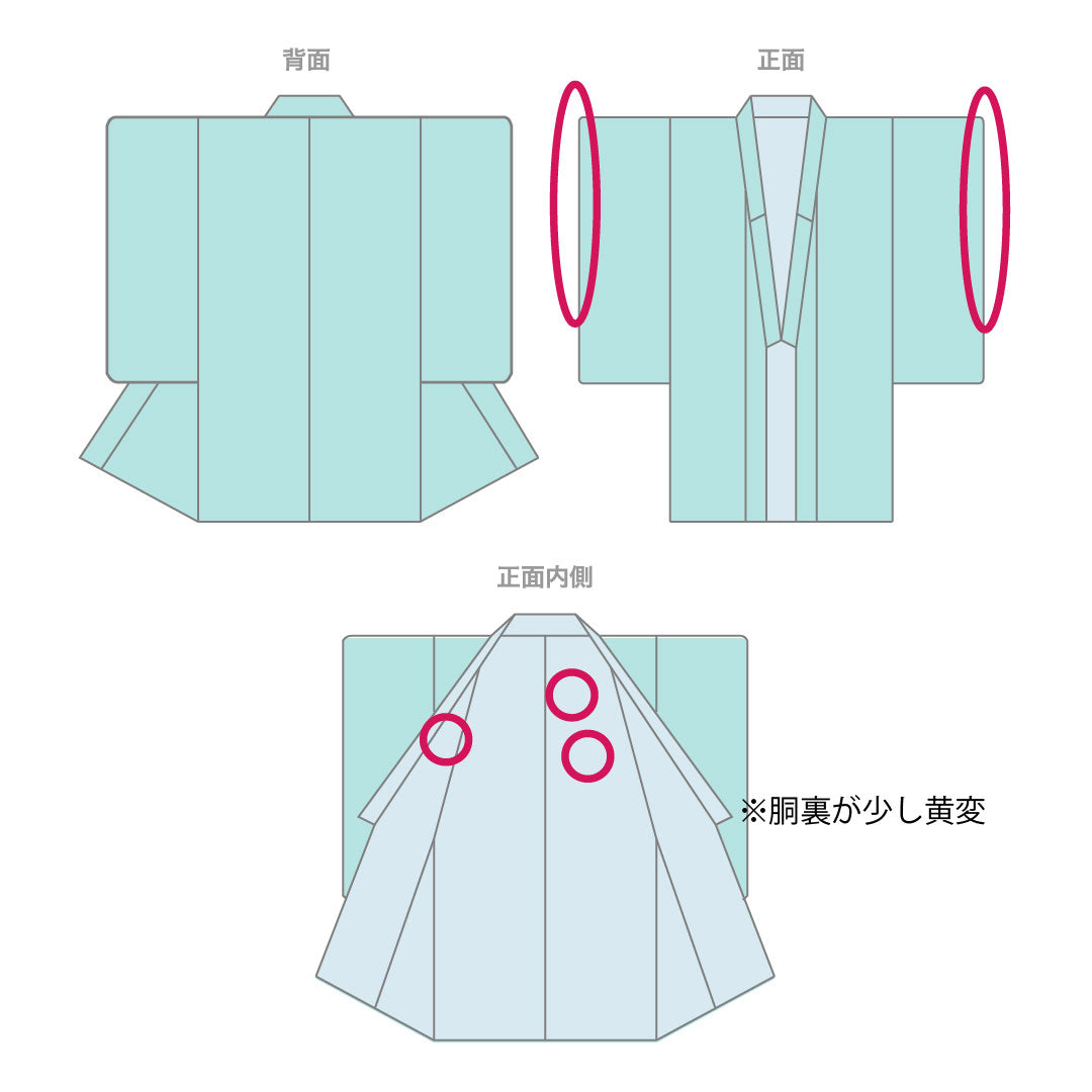 大島紬 身丈156.5cm 裄丈64.5cm 経緯絣 草花模様 正絹 Aランク 袷 緑系 1116001853319
