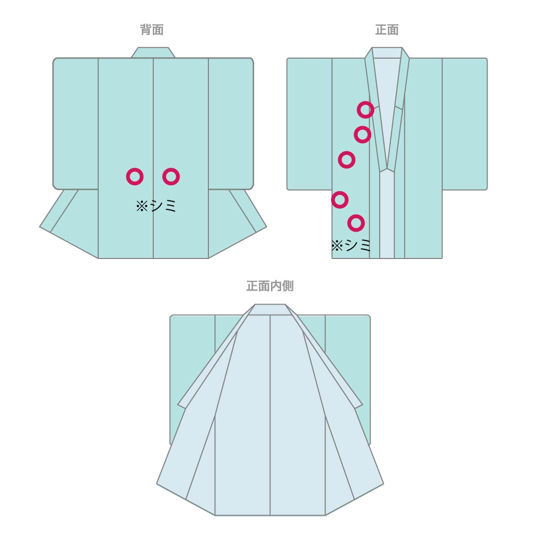 夏物 ポリエステル 小紋 Aランク 身丈158cm 裄丈64cm 乳白色（にゅうはくしょく） 洗える着物 竹 ススキ 絽 クリーム系 1132006083315