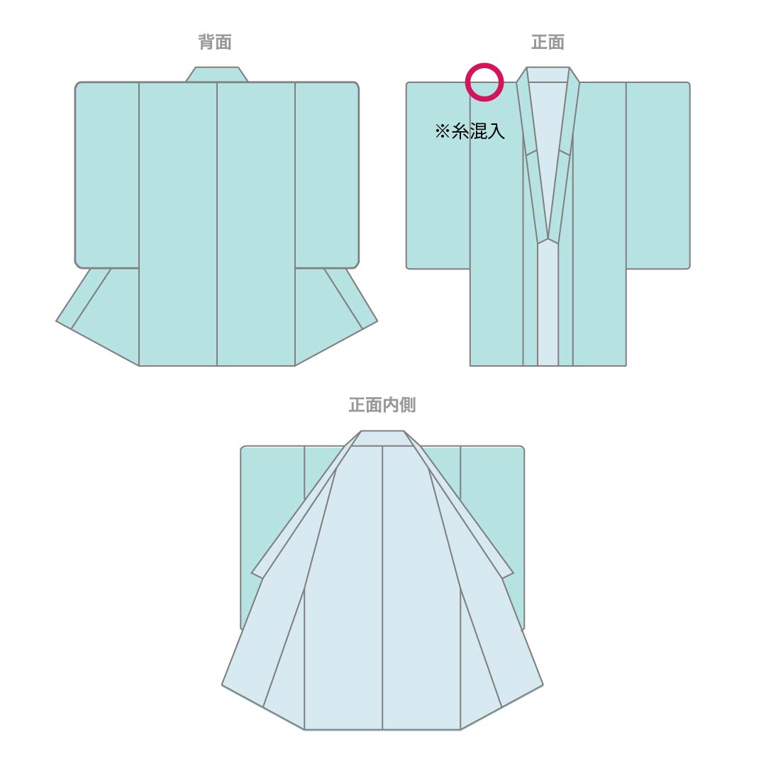 Cotton Yukata, Length 167cm, Sleeve Length 67cm, S Rank, Single Layer, Milky White, Grass Leaf Pattern, 1118006632511