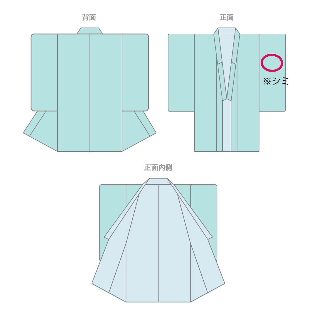 メンズ浴衣 木綿 Aランク 身丈150cm 裄丈66cm 抽象模様 居敷当て付き 単衣 紺系 1138000693518