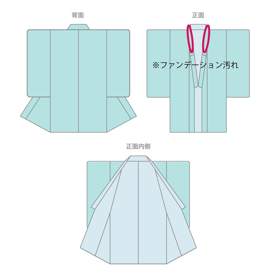 夏物 ポリエステル 小紋 身丈168cm 裄丈66cm 紺鉄色（こんてついろ） 抽象模様 洗える着物 絽 Aランク 紺系 1132002643518