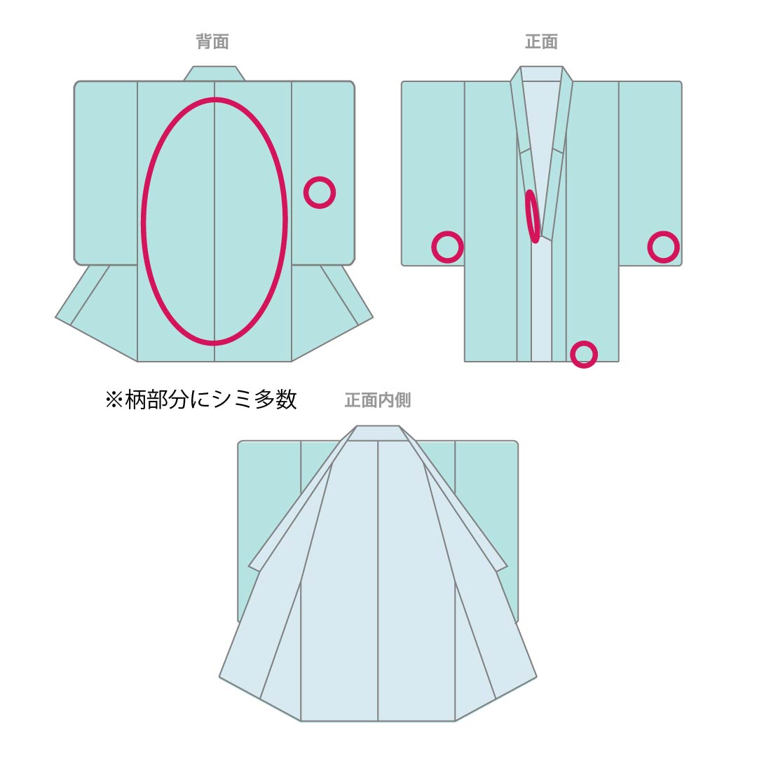 リサイクル着物】浴衣綿麻身丈165cm 裄丈69cm Aランク単衣黒系