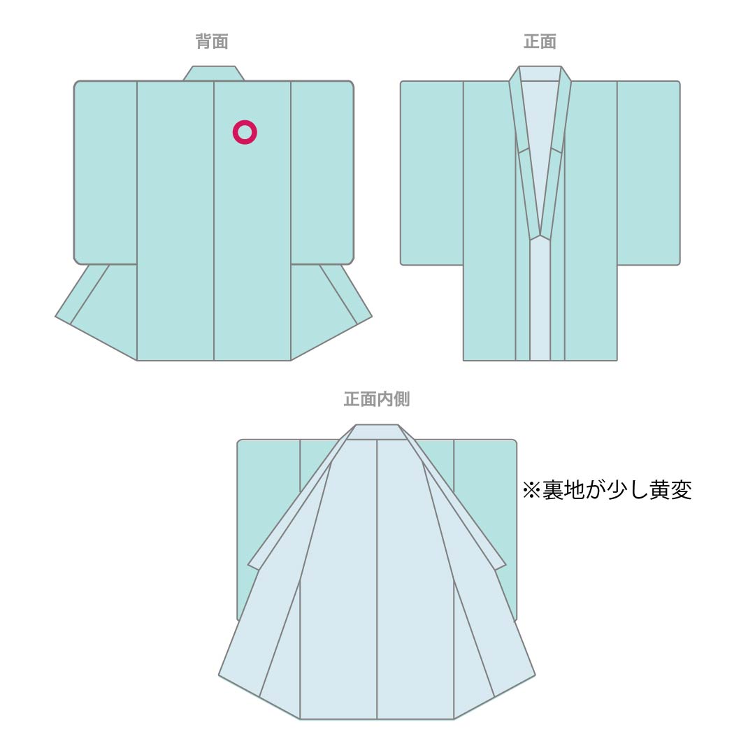 リサイクル着物】訪問着 正絹 Aランク 袷 身丈158cm 裄丈65.5cm 濃紺色