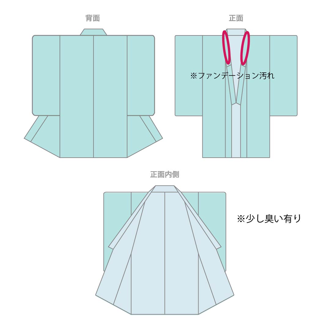 夏物 ポリエステル 付下げ Aランク 身丈155cm 裄丈62cm 濃紺色（のうこんいろ） 抽象模様 洗える着物 絽 紺系 1132005273318