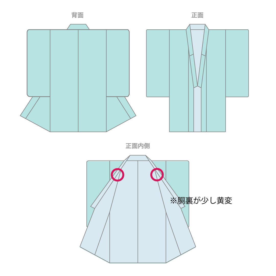 振袖 身丈155cm 裄丈63cm 袷  織葡萄色 型染 遠山 草花模様  正絹 Aランク 紫系 1113000923320