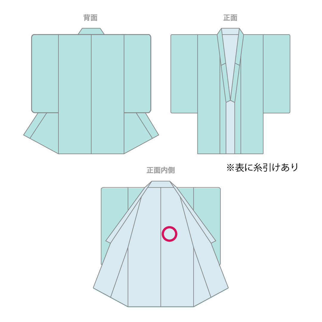 小紋 ポリエステル 身丈161.5cm 裄丈63.5cm 袷 洗える着物 染め疋田 Aランク 黒系 1115004583410