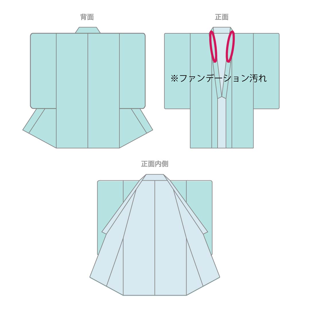 リサイクル着物】夏物 正絹 小紋 身丈158cm 裄丈67cm 褐色（かち