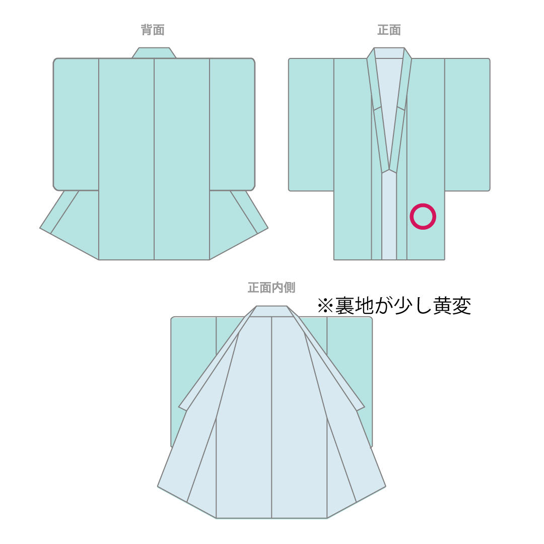 色留袖 正絹 身丈165.5cm 裄丈68cm 袷 卯の花色（うのはないろ） 京友禅 宝尽くし 松竹梅 橘 三つ紋 剣花菱 Aランク グレー系 1111001593522