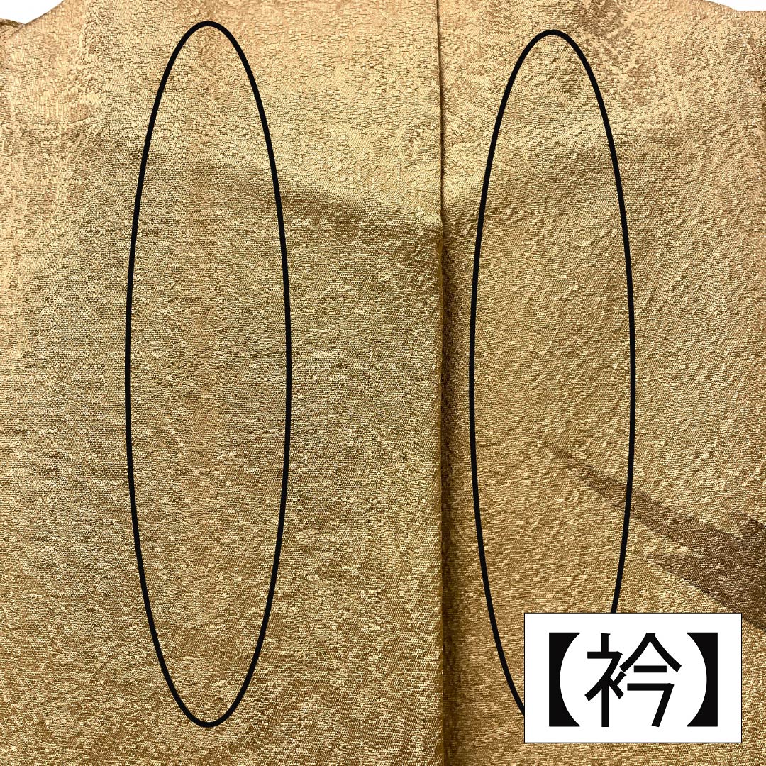 訪問着 正絹 Aランク 袷 身丈164.5cm 裄丈63cm 淡朽葉色（うすくちばいろ） 抽象模様 ベージュ系 1112007463425