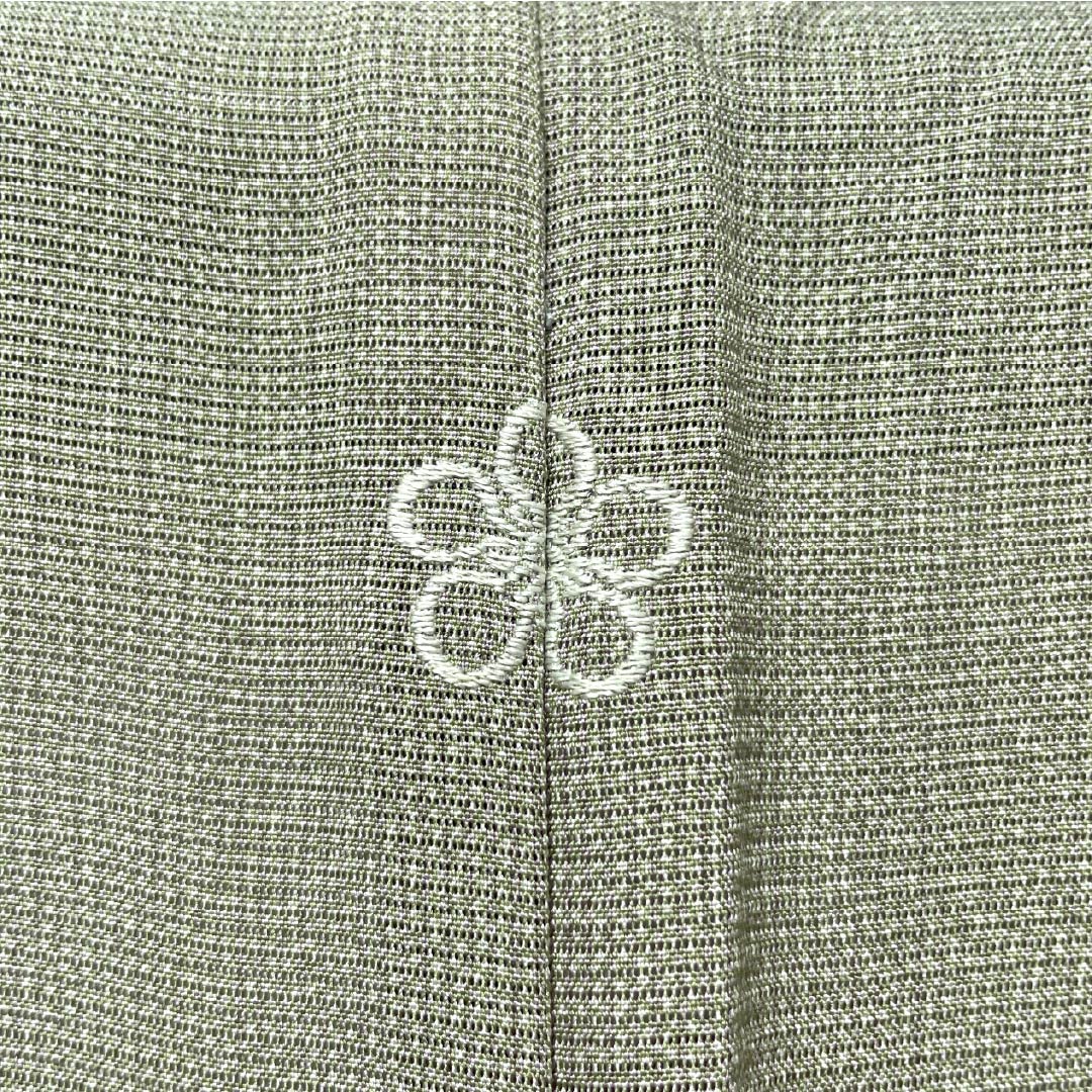 Summer pure silk komon, length 160.5cm, sleeve length 63cm, Longquan celadon glaze color (Longquan Chin Two-You Color), Edo komon, shark komon, sewn crest, silk, S rank, green, 1132002082419