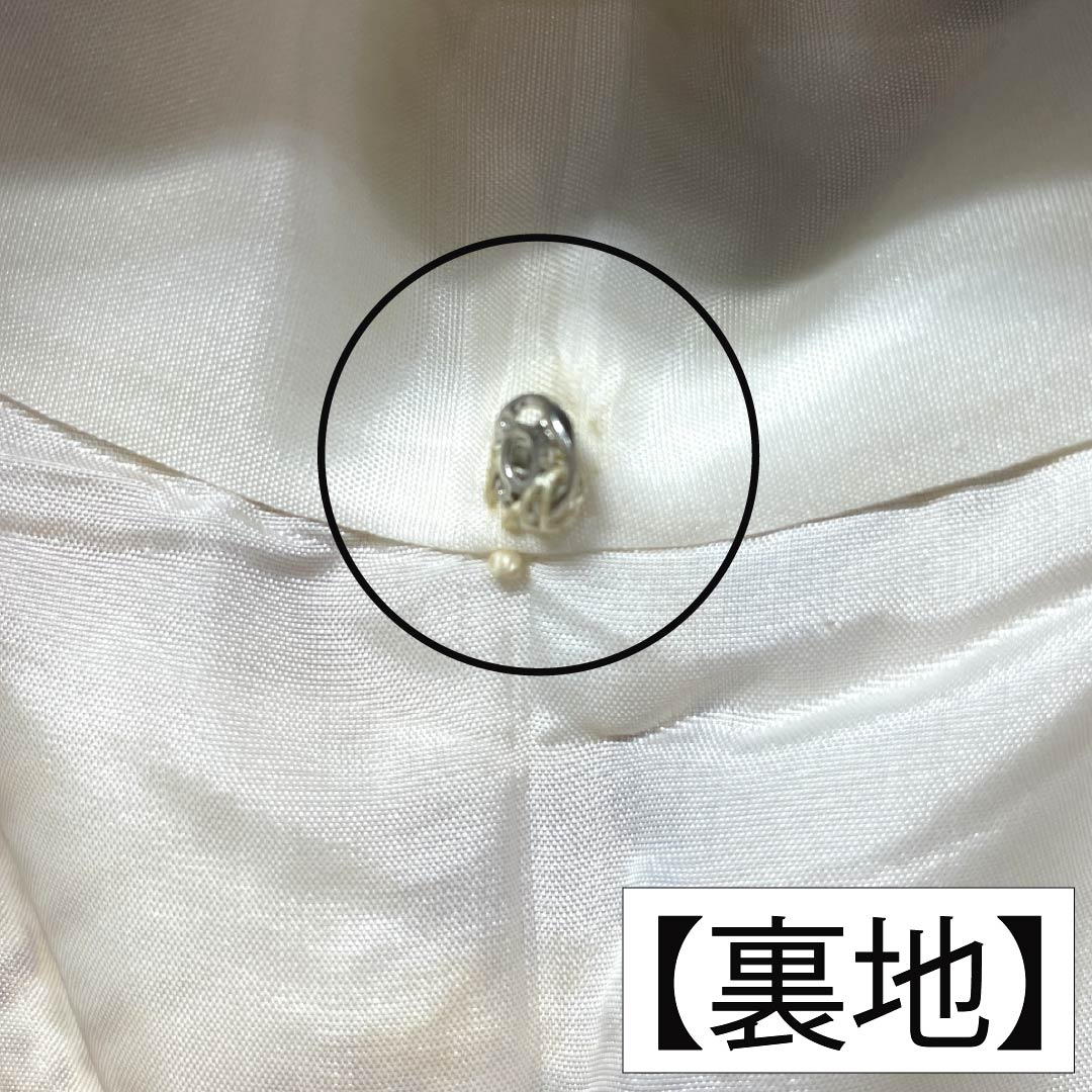 小紋 正絹 Aランク 身丈158cm 裄丈64cm 袷 藤黄色（とうおういろ） 絞り 幾何学模様 黄系 1115006583323