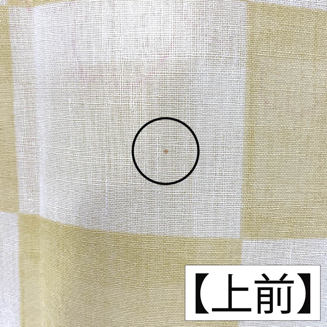 【未使用品】小紋　身幅Ｌ寸 リサイクル着物】夏物 ポリエステル 小紋 Sランク 身丈167.5cm 裄丈