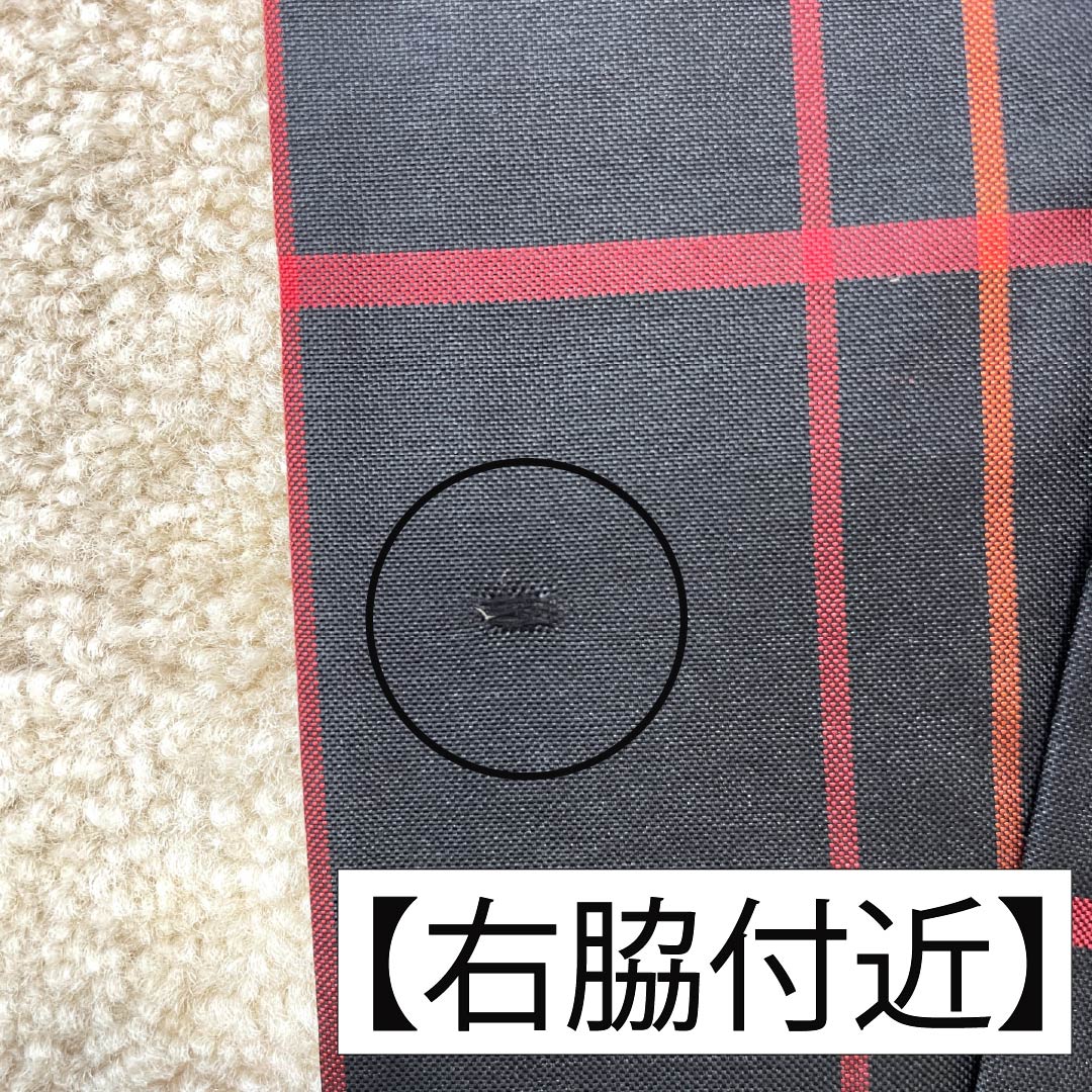 リサイクル着物】紬 正絹 Bランク 身丈161cm 裄丈64.5cm 大島紬 格子