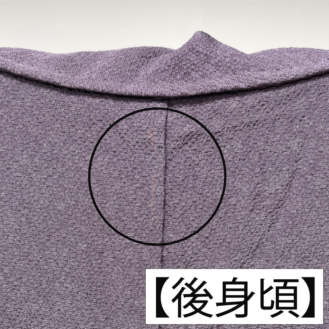 訪問着 正絹 袷 身丈154.5cm 裄丈67cm 滅紫色（けしむらさきいろ） 辻ヶ花 Aランク 紫系 1112004753220