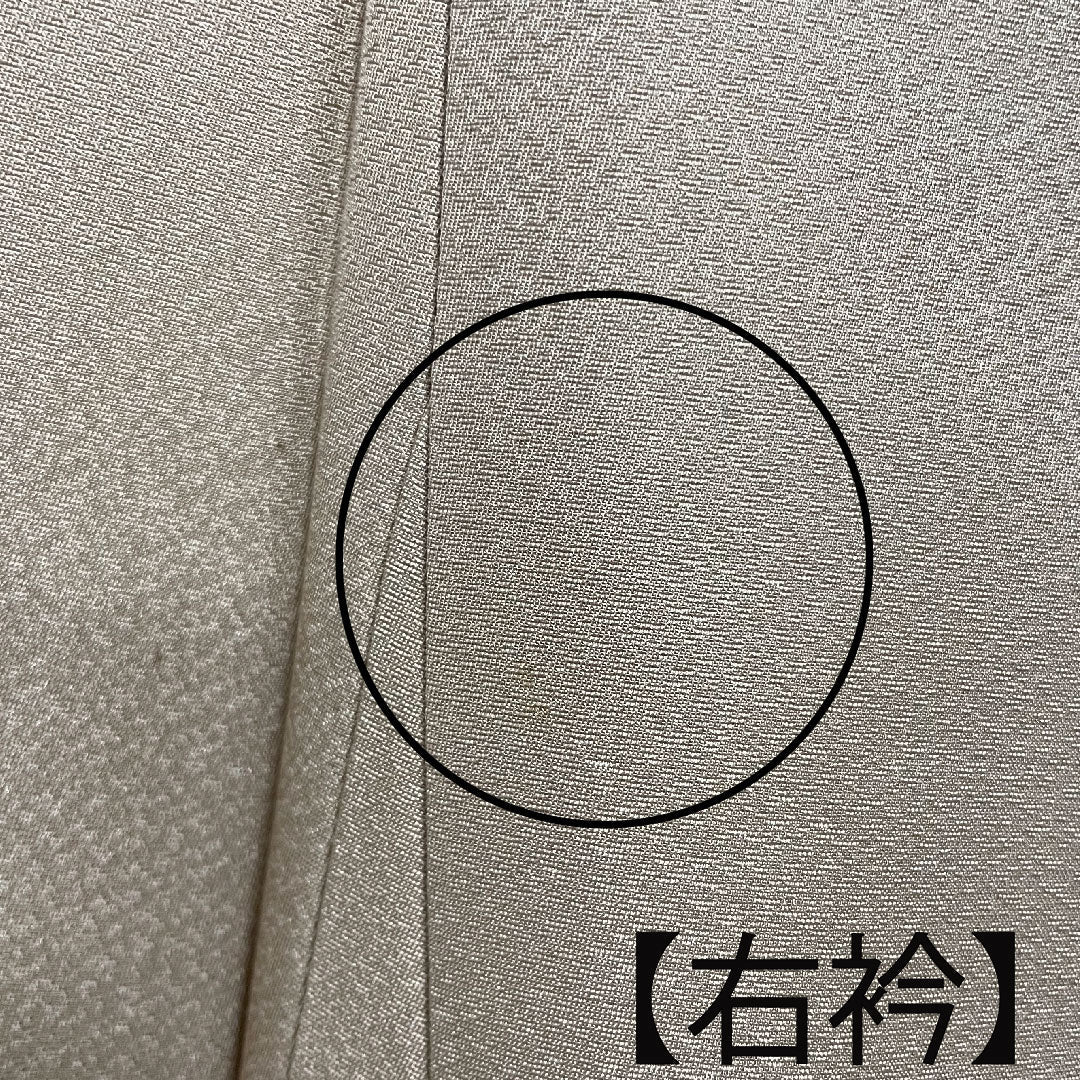 訪問着 袷 身丈159cm 裄丈64cm 柴染色 草花模様 正絹 Sランク 茶系 1112001582314