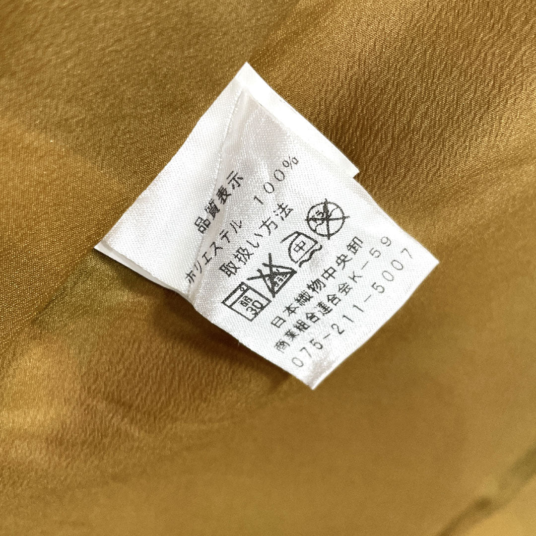 振袖 身丈169cm 裄丈68cm 袷  洗える着物 椿  ポリ Sランク グラデ 1113001132599