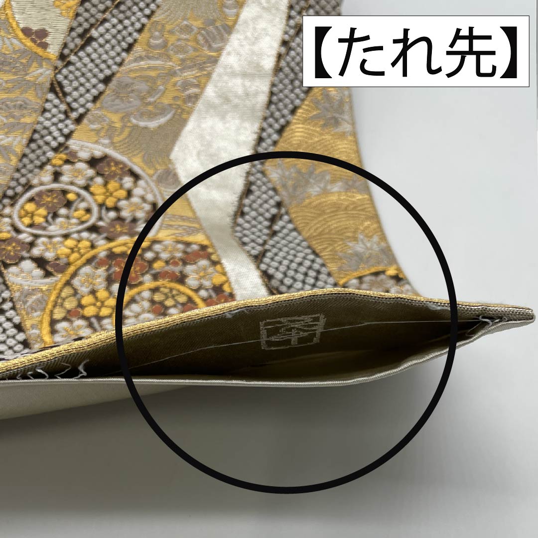 袋帯 正絹 Aランク 加納幸 留袖用 古典柄 華紋 宝尽くし 帯丈444cm 六通 フォーマル 銀系 1123015533322