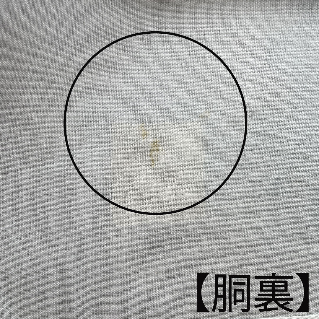小紋 身丈158.5cm 裄丈62.5cm 袷  裏色 洗える着物 市松 うさぎ 桜  ポリ Sランク 青系 1115003232317