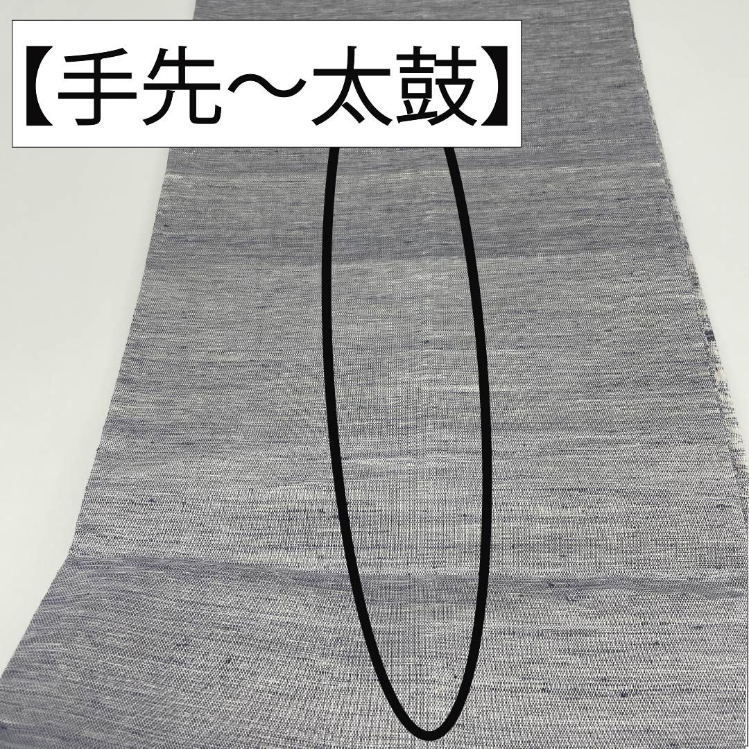 袋帯 正絹 櫛織 葉模様 帯丈442cm Sランク ポイント柄 カジュアル グラデーション系 1123013822399