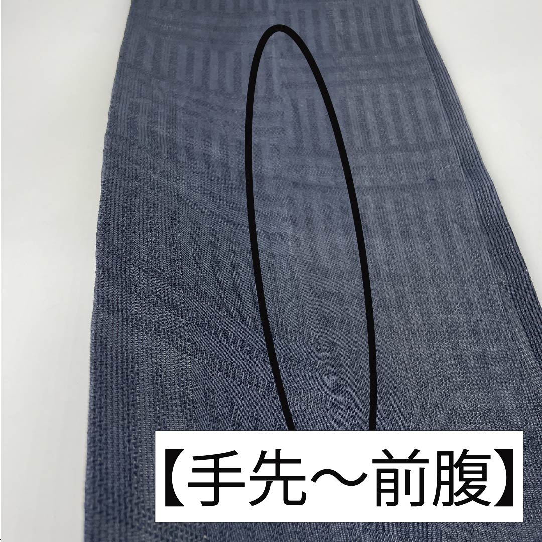 名古屋帯 正絹 紺滅色（こんけしいろ） 染め帯 抽象模様 夏帯 帯丈374cm Aランク ポイント柄 カジュアル 青系 1124006793317 開き仕立て